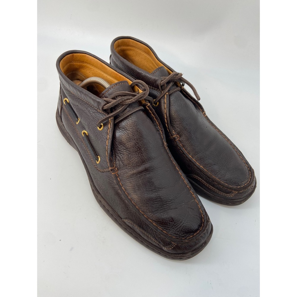 Vtg Sperry Gold Cup Boot Mens 10.5 Brown Top Sider 0579854 Chukka Casual Leather